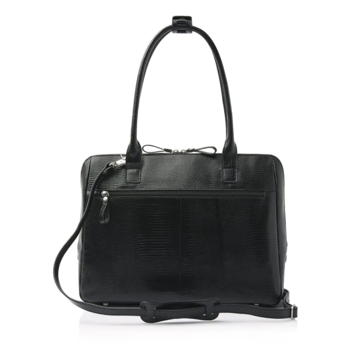 15.6 Inch Laptoptassen|Laptop Schoudertassen>Castelijn & Beerens Donna Vera Schoudertas 15.6" RFID zwart