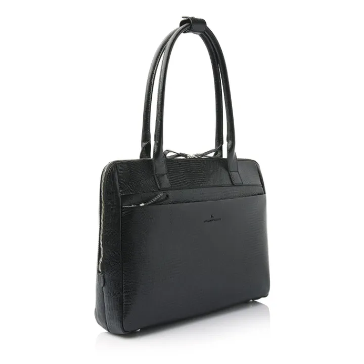 15.6 Inch Laptoptassen|Laptop Schoudertassen>Castelijn & Beerens Donna Vera Schoudertas 15.6" RFID zwart