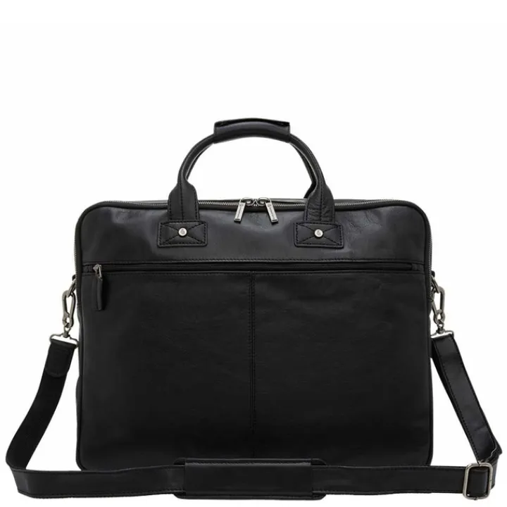 Herentassen|17 Inch Laptoptassen>Castelijn & Beerens Firenze Business Laptoptas 17" zwart