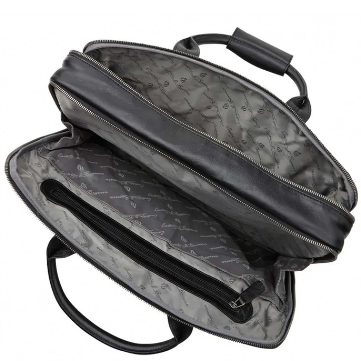 Herentassen|17 Inch Laptoptassen>Castelijn & Beerens Firenze Business Laptoptas 17" zwart