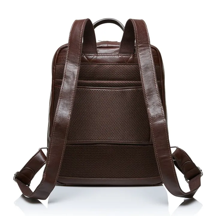 15.6 Inch Laptoptassen|Laptop Schoudertassen>Castelijn & Beerens Firenze Business Rugzak 15.6" + Tablet mocca