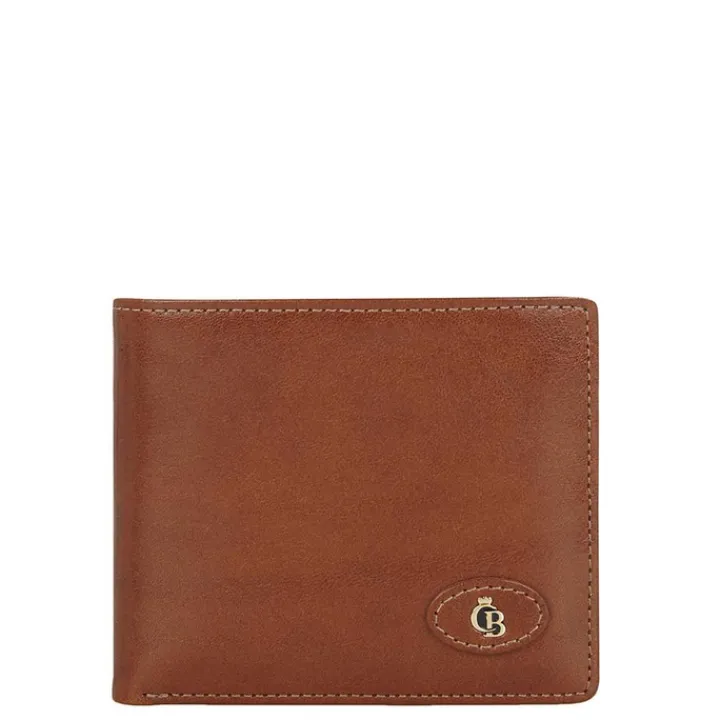 Rfid Portemonnees|Leren Portemonnees>Castelijn & Beerens Gaucho Billfold 8 Creditcards cognac