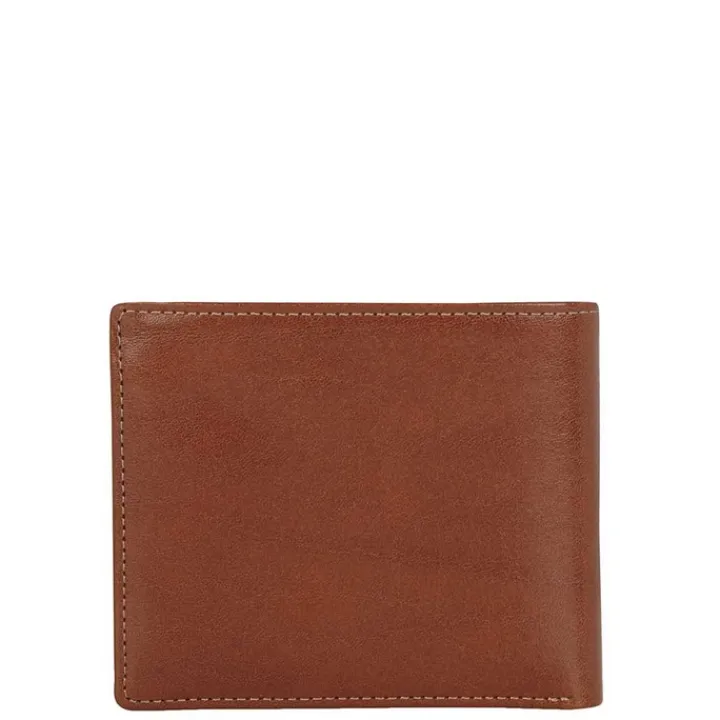 Rfid Portemonnees|Leren Portemonnees>Castelijn & Beerens Gaucho Billfold 8 Creditcards cognac