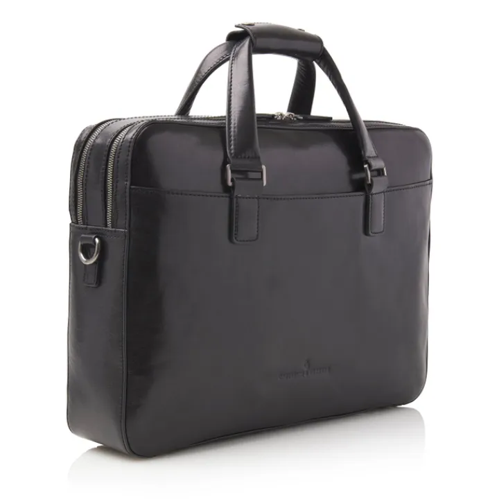 Herentassen|15.6 Inch Laptoptassen>Castelijn & Beerens Gaucho Paul Laptop Bag 15.6'' zwart