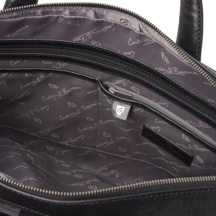 Herentassen|15.6 Inch Laptoptassen>Castelijn & Beerens Gaucho Paul Laptop Bag 15.6'' zwart