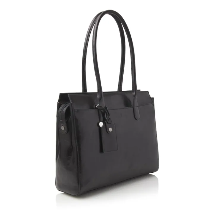 15.6 Inch Laptoptassen|Laptop Schoudertassen>Castelijn & Beerens Gaucho Ellen Laptop Shoulderbag 15.6'' zwart