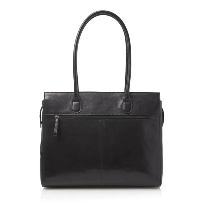 15.6 Inch Laptoptassen|Laptop Schoudertassen>Castelijn & Beerens Gaucho Ellen Laptop Shoulderbag 15.6'' zwart