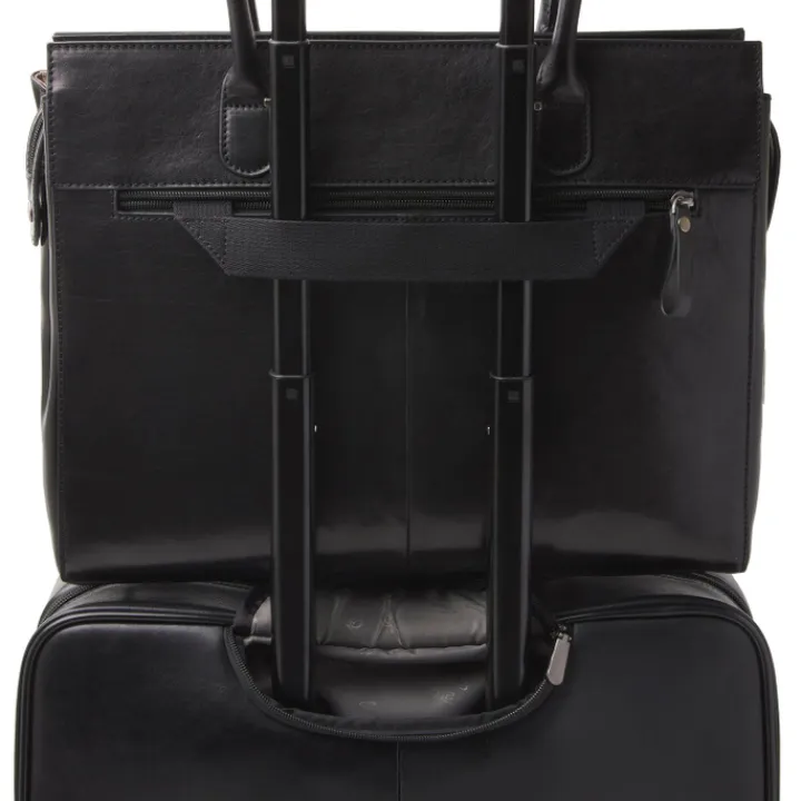 15.6 Inch Laptoptassen|Laptop Schoudertassen>Castelijn & Beerens Gaucho Ellen Laptop Shoulderbag 15.6'' zwart