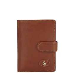 Rfid Portemonnees|Leren Portemonnees>Castelijn & Beerens Gaucho Portefeuille met Rits cognac