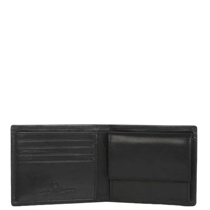 Rfid Portemonnees|Leren Portemonnees>Castelijn & Beerens Gaucho Billfold 8 Creditcards zwart