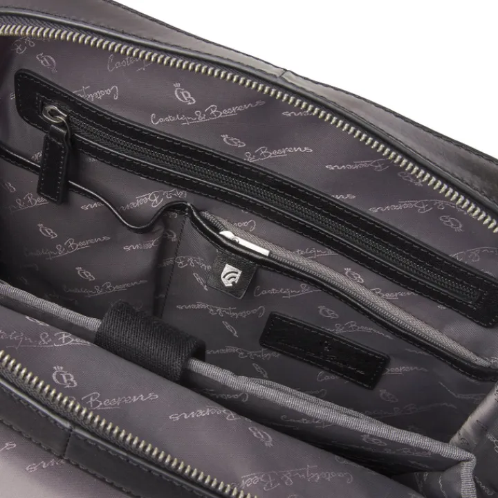 15.6 Inch Laptoptassen|Laptop Rugzakken>Castelijn & Beerens Gaucho Guus Laptop Backpack 15.6'' zwart