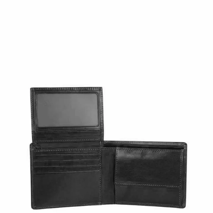 Rfid Portemonnees|Leren Portemonnees>Castelijn & Beerens Gaucho Billfold 9 Creditcards zwart