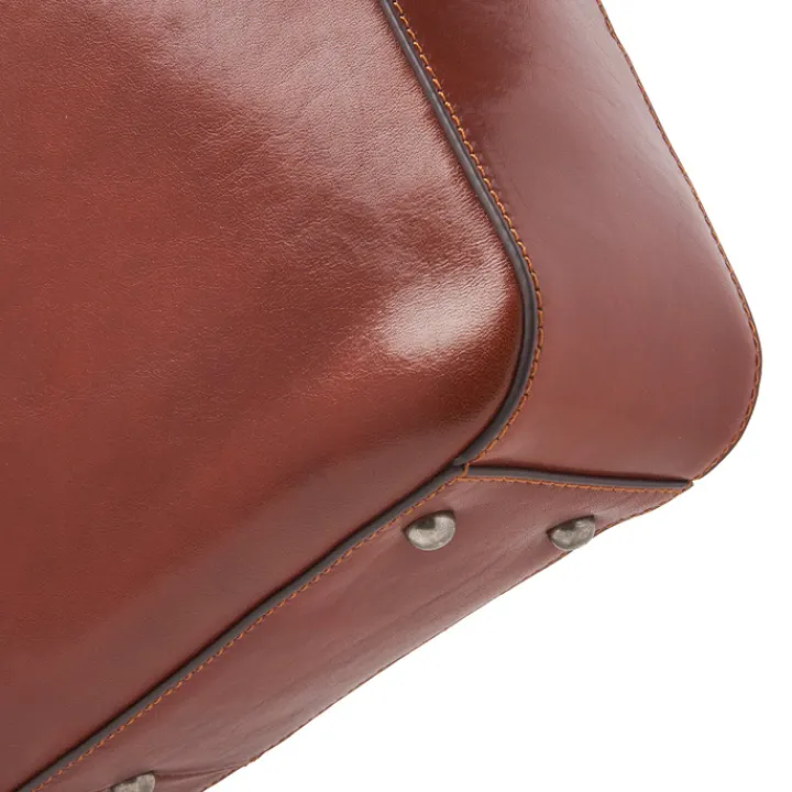 Herentassen|15.6 Inch Laptoptassen>Castelijn & Beerens Gaucho Paul Laptop Bag 15.6'' cognac