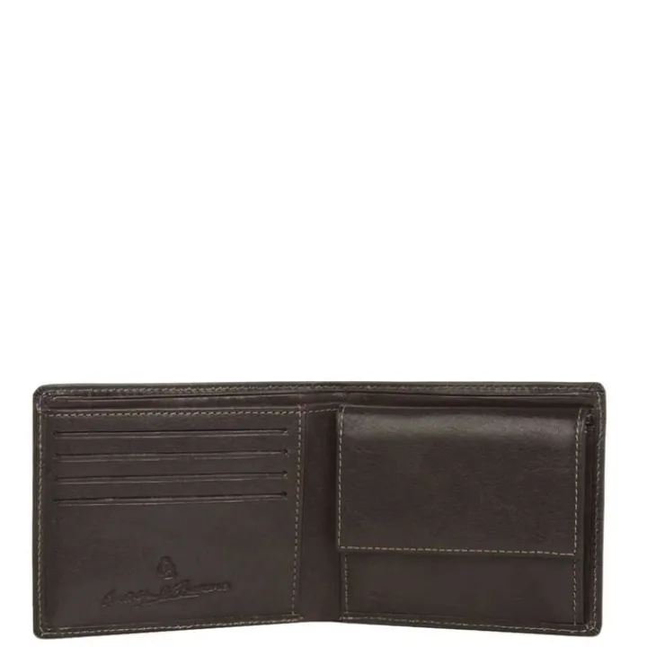 Rfid Portemonnees|Leren Portemonnees>Castelijn & Beerens Gaucho Billfold 8 Creditcards mokka