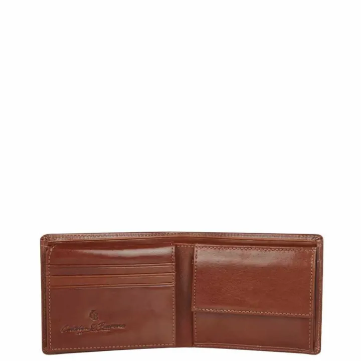 Rfid Portemonnees|Leren Portemonnees>Castelijn & Beerens Gaucho Billfold 9 Creditcards cognac