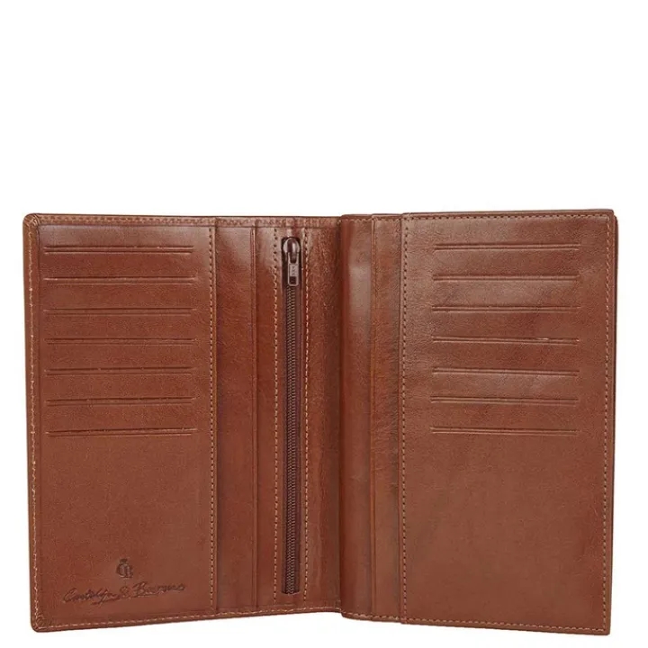 Rfid Portemonnees|Grote Portemonnees>Castelijn & Beerens Gaucho Portefeuille cognac
