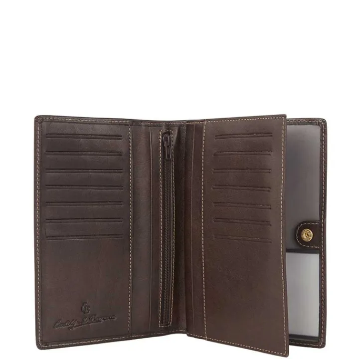 Rfid Portemonnees|Grote Portemonnees>Castelijn & Beerens Gaucho Portefeuille mokka