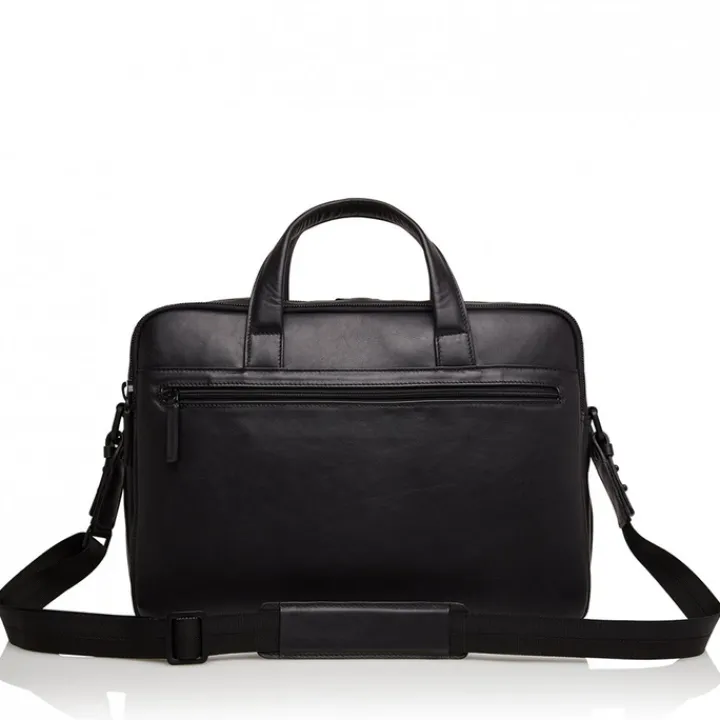 Herentassen|15.6 Inch Laptoptassen>Castelijn & Beerens Nappa X Charlie Laptop / Tablet Tas 15.6'' zwart