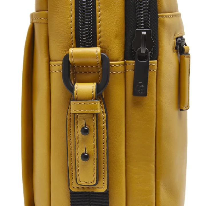 Herentassen|15.6 Inch Laptoptassen>Castelijn & Beerens Nappa X Charlie Laptop / Tablet Tas 15.6'' geel