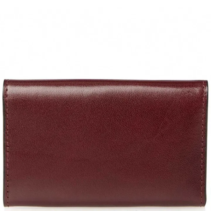 Rfid Portemonnees|Leren Portemonnees>Castelijn & Beerens Nevada Compacte Sleuteletui bordeaux