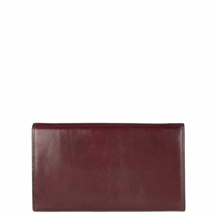 Rfid Portemonnees|Leren Portemonnees>Castelijn & Beerens Nevada Dames Portemonnee bordeaux