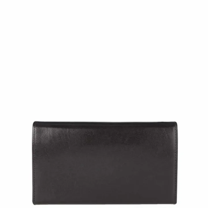Rfid Portemonnees|Leren Portemonnees>Castelijn & Beerens Nevada Dames Portemonnee zwart