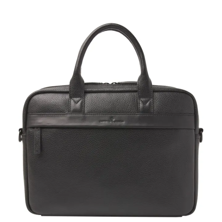 Herentassen|13 Inch Laptoptassen>Castelijn & Beerens Onyx Delta Laptoptas 13'' + tablet RFID zwart