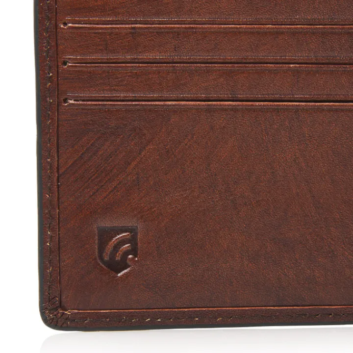 Rfid Portemonnees|Leren Portemonnees>Castelijn & Beerens Rien Billfold 8 RFID cognac