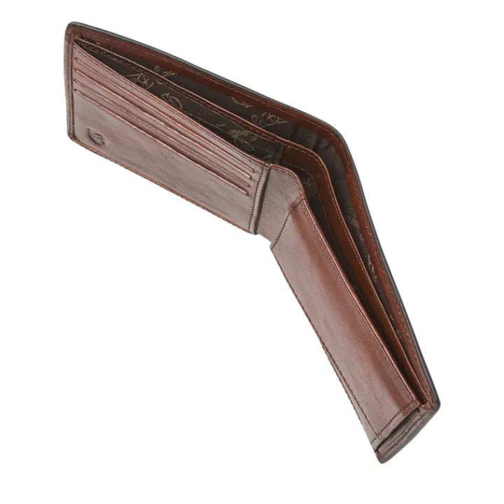 Rfid Portemonnees|Leren Portemonnees>Castelijn & Beerens Rien Billfold 8 RFID cognac