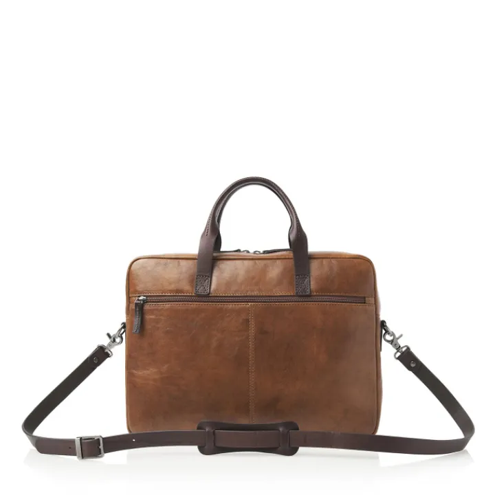 Herentassen|15.6 Inch Laptoptassen>Castelijn & Beerens Rien Laptoptas 15.6'' RFID natural