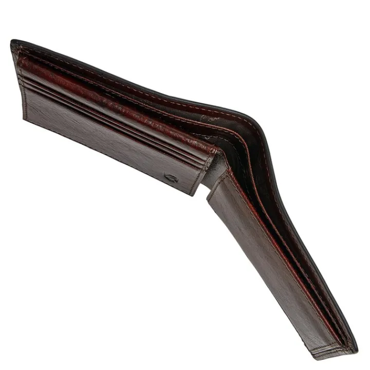 Rfid Portemonnees|Leren Portemonnees>Castelijn & Beerens Rien RFID Portemonnee 8cc cognac