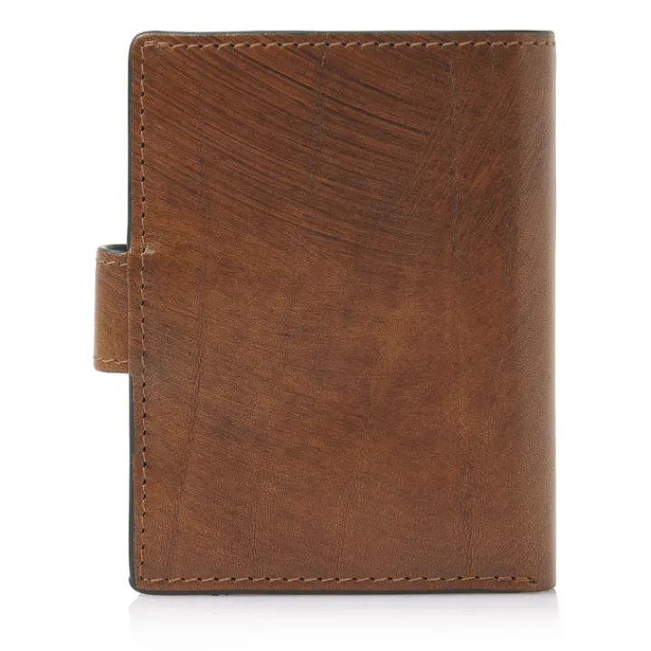 Rfid Portemonnees|Leren Portemonnees>Castelijn & Beerens Rien RFID Mini Wallet 10cc natural