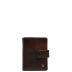 Rfid Portemonnees|Leren Portemonnees>Castelijn & Beerens Rien RFID Mini Wallet 10cc cognac