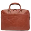 Aktetassen|Herentassen>Castelijn & Beerens Verona Business Laptoptas 15.6" licht bruin