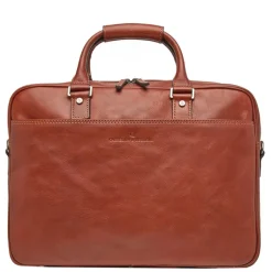 Aktetassen|Herentassen>Castelijn & Beerens Verona Business Laptoptas 15.6" licht bruin