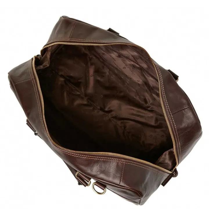 Handbagage Reistassen|Heren Reistassen>Castelijn & Beerens Verona Weekendtas mocca