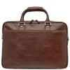 Aktetassen|Herentassen>Castelijn & Beerens Verona Business Laptoptas 15.6" mokka