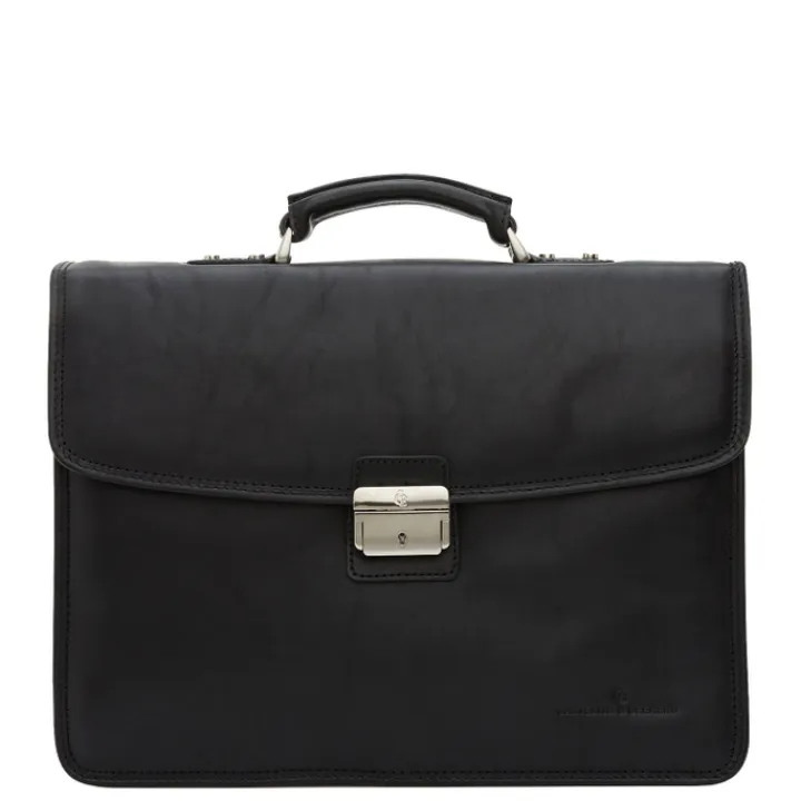 Herentassen|Laptop Schoudertassen>Castelijn & Beerens Verona Laptopbag 13.3" black
