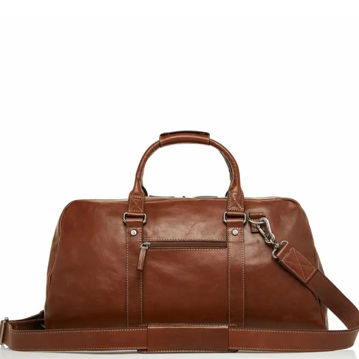 Handbagage Reistassen|Heren Reistassen>Castelijn & Beerens Verona Weekendtas licht bruin
