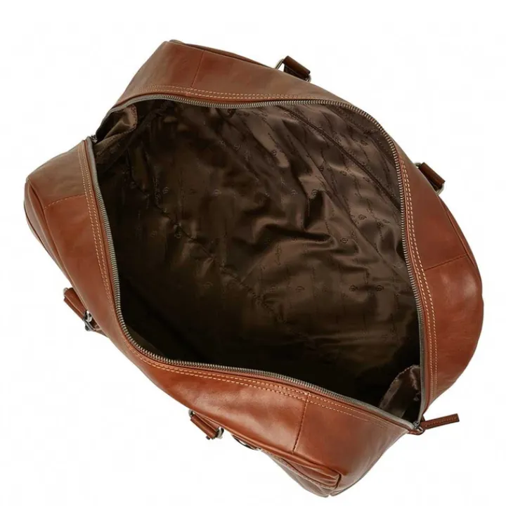 Handbagage Reistassen|Heren Reistassen>Castelijn & Beerens Verona Weekendtas licht bruin