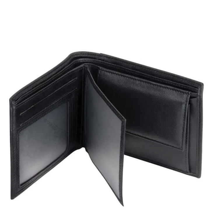 Rfid Portemonnees|Leren Portemonnees>Castelijn & Beerens Vita Billfold 11 Creditcards zwart