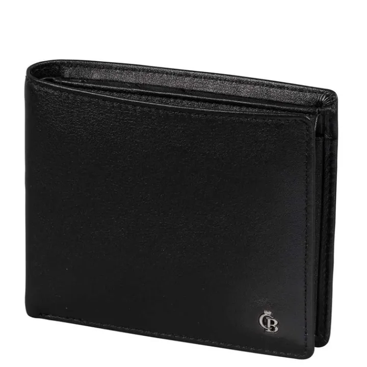 Rfid Portemonnees|Leren Portemonnees>Castelijn & Beerens Vita Billfold 7 Creditcards zwart