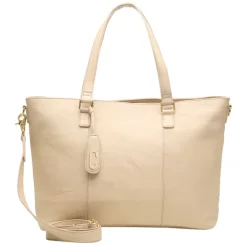 Dames Schooltassen|Schooltas Shoppers>Chabo Business Bag 15.6" creme