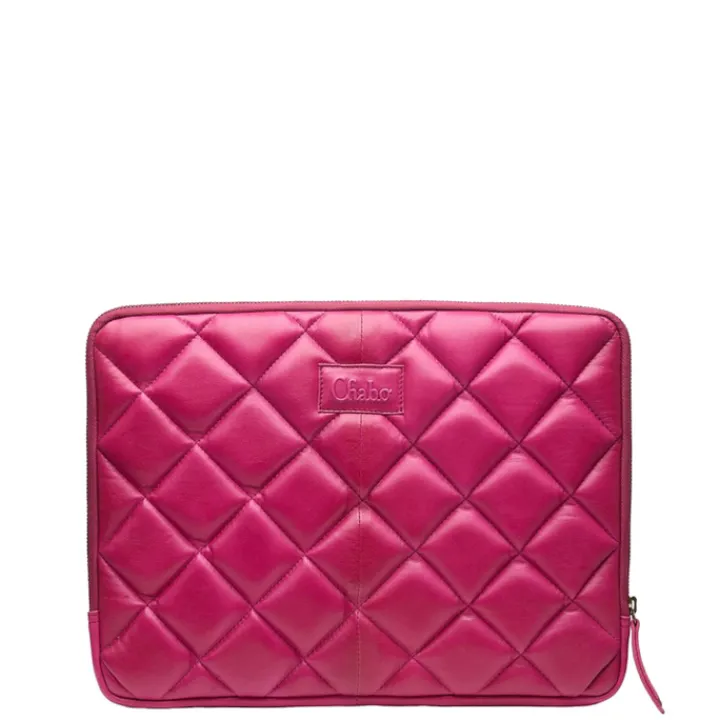 Laptop Sleeves|Laptop Hoezen>Chabo Milano Padded Laptop Sleeve 15-16" fuchsia