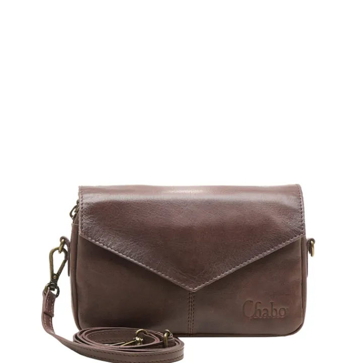 Schoudertassen|Crossbody>Chabo Rio Romy Plain chocolate
