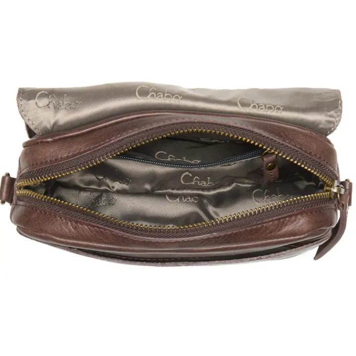 Schoudertassen|Crossbody>Chabo Rio Romy Plain chocolate