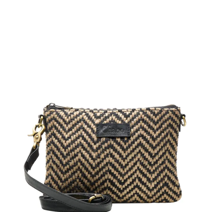 Schoudertassen|Crossbody>Chabo Romio Jaquard Crossbody black