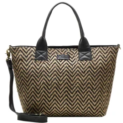 Shoppers|Schoudertassen>Chabo Romio Jaquard Shopper 14" black