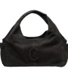 Schoudertassen|Fashion Tassen>Chabo Suede Sophie Mini Shopper black