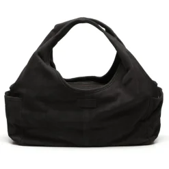 Schoudertassen|Fashion Tassen>Chabo Suede Sophie Mini Shopper black
